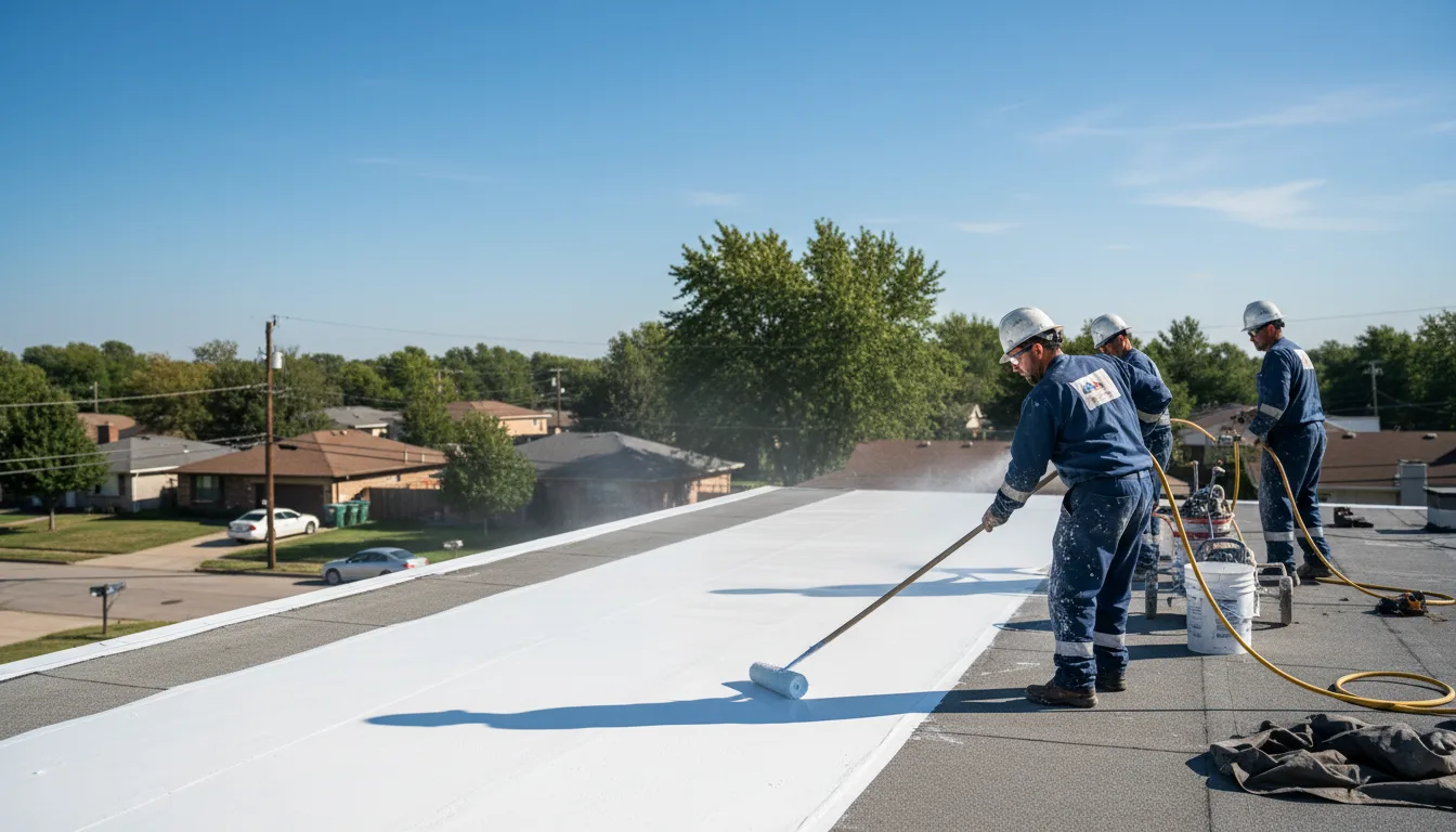 Commercial roof coating in Fulshear, TX near me